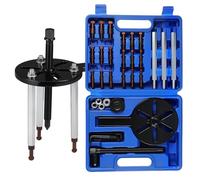 Faankiton 21 in 1 Bearing Puller Set, Bearing Disassembly Puller, Multifunctional Bearing Removal Tool, Bearing Disassembly Gear Puller, Three-jaw Puller Set, Inner Hole Puller Removal Tool（Blue）