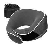 Faankiton Travel Pillow for Neck, Comfortable Neck Pillow for Travel, Neck Support for Traveling, Memory Foam Travel Pillow for Adults, 360 Degree Support, Sleeping Rest Cushion with a Bag