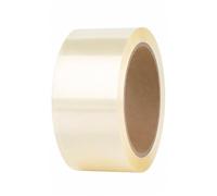 FAARM Jumbo Clear Sticky Tape 120 m - Heavy Duty Transparent Packaging Tape, Extra-Long Roll for Boxes, Parcels & Office Use