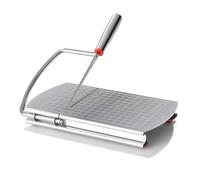 Faat3 Coi4 Cheese Slicer, Multipurpose Cheese Cutter Stainless Steel Cheese Slicers for Block Cheese, Butter, Sausages, Fruits Kitchen Gadget Cheese Cutting Board