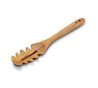 FAAY 12" Pasta Fork, Spaghetti Spoon Handmade from Moist Resistance Teak Wood