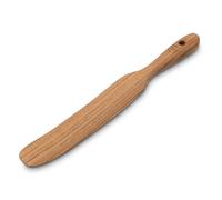 FAAY Skinny Spurtle - The Original Since 2018 | Handmade Teak Spatula for Sourdough & Deep Jars | Ergonomic with a Food-Safe Coconut Cooking Oil Finish