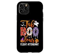Fab Boo Lous Flight Attendant Boo Ghost Pumpkin Halloween Case for iPhone 11 Pro