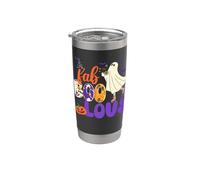 Fab Boo Lous Funny Halloween Pumpkin Witch Trick Or Treating Stainless Steel Insulated Tumbler