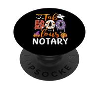 Fab Boo Lous Notary Boo Ghost Pumpkin Halloween PopSockets Adhesive PopGrip