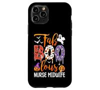 Fab Boo Lous Nurse Midwife Boo Ghost Pumpkin Halloween Case for iPhone 11 Pro