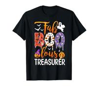 Fab Boo Lous Treasurer Boo Ghost Pumpkin Halloween Value Graphic T-Shirt