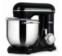 Fab by Kitchen in the box Stand Mixer, 8L Electric Food Mixer with 10 Speeds, 2000W Kitchen Appliance for Home Baking with Dough Hook, Whisk, Beater (Black)
