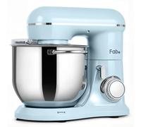 Fab by Kitchen in the box Stand Mixer, 8L Electric Food Mixer with 10 Speeds, 2000W Kitchen Appliance for Home Baking with Dough Hook, Whisk, Beater (Blue)