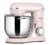 Fab by Kitchen in the box Stand Mixer, 8L Electric Food Mixer with 10 Speeds, 2000W Kitchen Appliance for Home Baking with Dough Hook, Whisk, Beater (Pink)