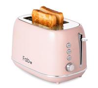 Fab by Kitchen in the box Toaster 2 Slice Extra Wide Slot, 7-Level Browning