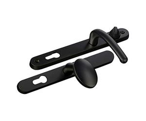 FAB & FIX Balmoral 92/62 Lever/Pad Snib UPVC Furniture - Black