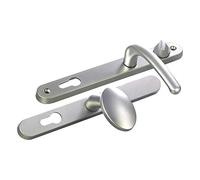 FAB & FIX Balmoral 92/62 Lever/Pad Snib UPVC Furniture - Satin Chrome