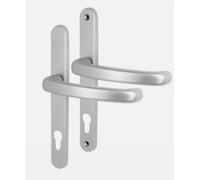 Fab & Fix Balmoral Sprung Inline DDA Lever Lever Door Handle -Hardex Satin (1D402)
