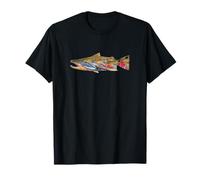 Fab Four Trout T-Shirt Derek DeYoung Fishing Gift T-Shirt
