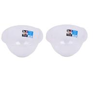 FAB INT PRODUCTS 2X Wham Cuisine Mixing Bowl Clear 7Ltr