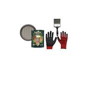 FAB INT PRODUCTS Cuprinol Ducksback 5 Year Waterproof for Sheds and Fences, 5L, Include Glove L, 4"Brush, (Misty Heathland)