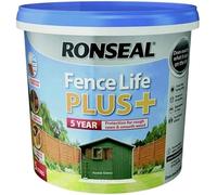 FAB INT PRODUCTS Exterior Wood Paint - Sheds & Fences Life Plus Fence Life Plus, 5 Litre (Forest Green)