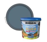 FAB INT PRODUCTS Fence Life Plus Exterior Wood Paint - Sheds & Fences Life Plus 5 Litre (Cornflower)