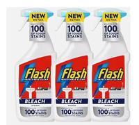 Fab Int Products Flash Spray Bleach 800ml (Pack of 3) - Powerful All-Purpose Cleaner for Kitchens & Bathrooms