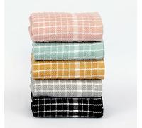 FAB-ON UK Terry Tea Towels 100% Egyptian Cotton Super Soft Flour Sack Waffle Weave Wonder Dry and Absorbent Kitchen Cloth, Dish Cleaning Sand Bar Towel - 65x45 cm