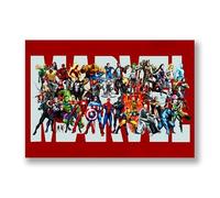 FAB Superheroes Logo - Wall Art Print - Modern Home Décor - Rolled Unframed Photo Poster (A3 [420mm x 297mm])