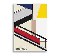 FAB The Bauhaus Staircase - Modern Abstract Home Wall Décor - Art Prints for Living Room - Unframed Photo Poster (50cm x 70cm)