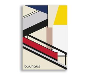 FAB The Bauhaus Staircase - Modern Abstract Home Wall Décor - Art Prints for Living Room - Unframed Photo Poster (30cm x 40cm)