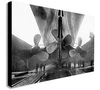 FAB Titanic - Canvas Wall Art Framed Print Various Sizes (A0 47x33 inches)