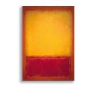 FAB Yellow over Purple by Mark Rothko - Modern Home Décor - Rolled Unframed Photo Poster (A1 [594mm x 841mm])