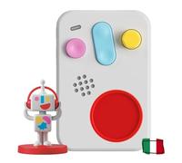 FABA + Interactive storyteller for children with audio content from 0 to 10 years, audio box with sound figure FABA •Me, night light, sleep routine, musical learning game, Italian version