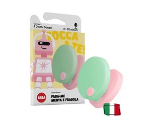 FABA Vinyl Records - Faba•Me Mint and Strawberry - Create Playlists, Audible with Storyteller and FAB Educational Game Italian Version