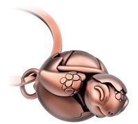 FABACH Baby Turtle Keyring Shelly with Heart - Cute Turtle Keyring - Love Lucky Charm Turtle as a Gift for Partner - Turtle Gifts, Antique rose gold., 1, Modern