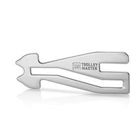 Fabach Master Shopping Trolley Release Key Opens All Shopping Carts Front Loader and Side Drawer Systems Removable Shopping Trolley Token Metal Key Ring