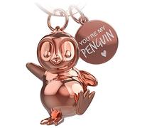 FABACH Penguin Keyring Breezy - Penguin Lucky Charm Gifts Girlfriend or Boyfriend - Partner Gift Love Keyring for Birthday, Anniversary - Engraving You're My Penguin