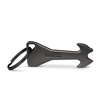 FABACH Trolley Piranha Shopping Trolley Remover Made of Metal in Black - Shopping Trolley Token Keyring - Shopping Chip for Shopping Trolley - Chip Removable, No Stuck in the Deposit Lock, black, 1