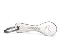 FABACH Trolley Spoon Shopping Trolley Remover Key Ring - Shopping Trolley Token Removable Metal - Shopping Chip for Shopping Trolley, No Stuck in the Deposit Lock - Guardian Angel