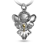 FABACH Wunschfee Keyring Fairy - Good Wishes Guardian Angel Keyring - Guardian Angel Lucky Charm Angel Pendant Fairy - Good Luck Gift Good Luck, gold, 1 Stück