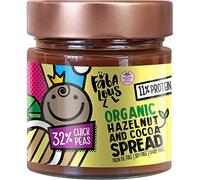 Fabalous Organic Chocolate Spread (Hazelnut & Cocoa Spread) Vegan, Dairy Free, No Palm Oil, Less Sugar, More Protein 200g