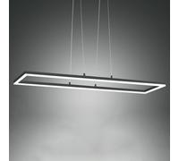Fabas Luce Bard LED pendant light 92 x 32 cm, anthracite