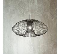 Fabas Luce Fassa pendant light, black, Ø 60 cm, metal