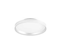 Fabas Luce Isy LED ceiling lamp, white, Ø 35 cm, metal, CCT, dimmable