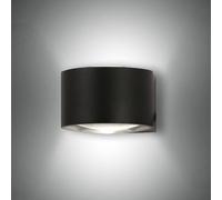 Fabas Luce Lao LED outdoor wall light, black