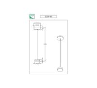 Fabas Luce LED pendant light Dunk, aluminium, 1-bulb, 3,000 K, metal