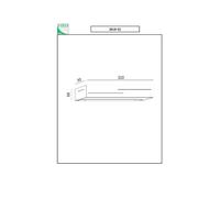 Fabas Luce LED wall lamp Banny, anthracite, width 31cm, Up- & Downlight