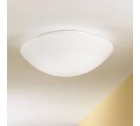 Fabas Luce Pandora ceiling light, Ø 36 cm, glass, white