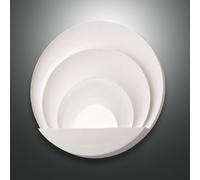 Fabas Luce Sunrise LED wall light, white
