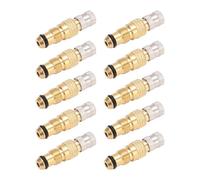Fabater 10PCS Tractor Air Liquid Valves Tire Brass Valve Stem TR218A CH3 Core Housings Replacement for Agricultural Machinery Heavy Duty