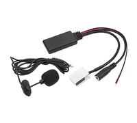 Fabater 12Pin Car Radio Bluetooth Music Aux Cable Adapter for C2 C3 C4 C6 C8, 207 307 308 407 607 807 Wireless Hands-Free Kit (With microphone)