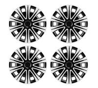 Fabater 17 Inch Hubcaps, Snap On Wheel Cover Universal Wheel Rim Cover Replacement for Car Truck SUV, Set of 4, R17 ABS Material Hub Caps, Automotive Wheel Tire Covers Accessories